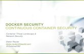 Docker Security - Continuous Container Security