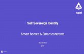 【Blockchain EXE NY】Self Sovereign Identity - Smart homes & Smart contracts