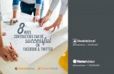 8 ways contractors can be successful on facebook and twitter