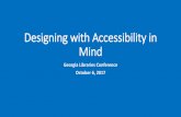 Designing with Accessibility in Mind