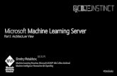 Microsoft Machine Learning Server. Architecture View