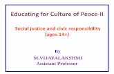 Educating for Culture of Peace-II