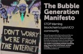 Manifesto of the Crypto\ICO community