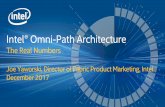Intel Omni-Path Architecture: The Real Numbers
