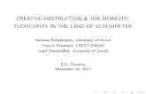 Creative destruction & job mobility: flexibility in the land of Schumpeter