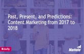 Past, Present & Predictions: Content Marketing from 2017 to 2018