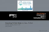 AI and Data in Fintech: Hong Kong Fintech Week keynote