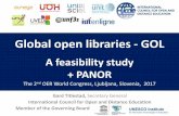 Global open libraries - GOL  A feasibility study