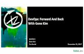DevOps Forward and Back with Gene Kim