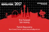 R to Forecast Solr Activity - Patrick Beaucamp, Bpm-Conseil