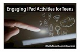 Engaging iPad Activities for Teens