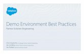 Demo Environment Best Practices (Salesforce Partners)