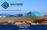 Entree Resources Corporate Presentation - Oct 2017