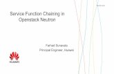 Service Function Chaining in Openstack Neutron