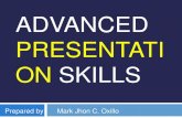Empowerment Technologies - Advanced Presentation Skills