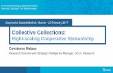 Collective collections: rightscaling cooperative stewardship