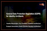 General Data Protection Regulation (GDPR) for Identity Architects