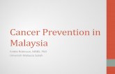 20171021 Cancer prevention in malaysia
