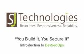 You build it -  Cyber Chicago Keynote