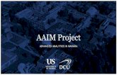 AAIM project   Advanced Analytics in Mahara