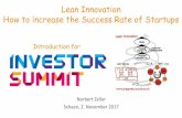 Lean Innovation for Investors