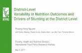 District-Level Variability in Nutrition Outcomes and Drivers of Stunting at the District Level