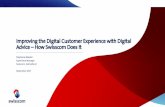 Improving The Digital Customer Experience With Digital Advice – How Swisscom Does It