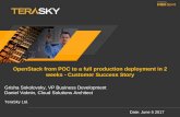 OpenStack from POC to a full production deployment in 2 weeks - Customer Success Story - Grisha Solotorovsky, Daniel Vaknin - OpenStack Day Israel 2017