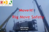 Rig move safety