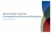 Tourism Development Authority - Buncombe County Competitive Demand Analysis