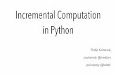 PyParis2017 / Incremental computation in python, by Philip Schanely