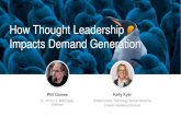 How Thought Leadership Impacts Demand Generation