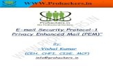 E-Mail Security Protocol - 1 Privacy Enhanced Mail (PEM) Protocol