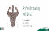 Are You Innovating with Data?