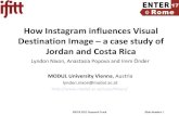 How Instagram influences Visual Destination Image - a case study of Jordan and Costa Rica