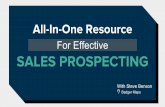 All-In-One Resource for Effective Sales Prospecting