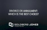 Divorce or Annulment: Which is the Best Choice?