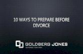 10 Ways to Prepare Before Divorce