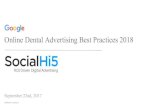Online Dental Advertising Best Practices 2018