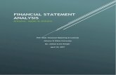 Final Project:   Amazon Financial Statement Analysis