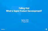 Supriya Uchill - Failing Fast: What is Rapid Product Development?