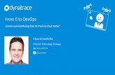 From 0 to DevOps: Lessons Learned Moving from On-Prem to Cloud Native