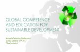 Global competence and education for sustainable development
