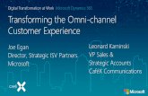 Transforming the Omni-channel Customer Experience