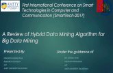 Ppt for paper id 696 a review of hybrid data mining algorithm for big data mining