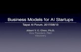 Business Models for AI startups