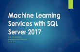 Machine learning services with SQL Server 2017