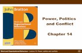 Power, Politics and  conflicts