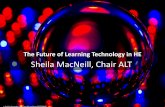 The Future of Learning Technology in HE