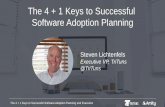 The 4 + 1 Keys to Successful Software Adoption
